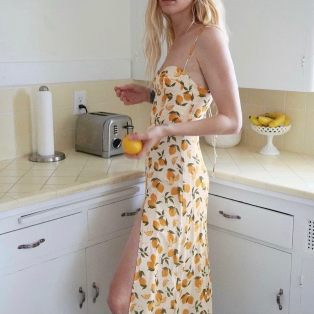 Lemon Drop Midi Dress
